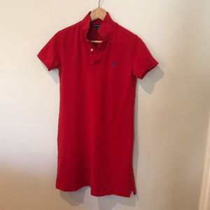Red Ralph Lauren Sport Polo Dress